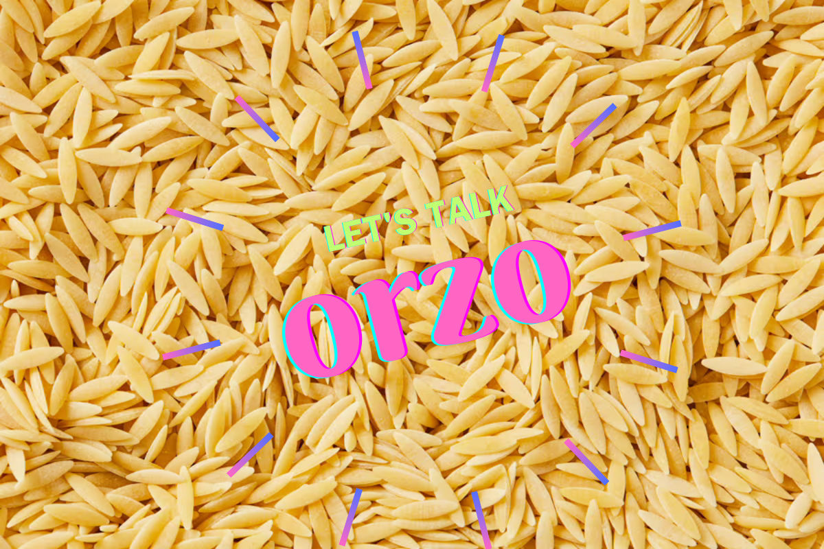 Orzo, skamba graikiškai, bet vistiek itališkas makaronas