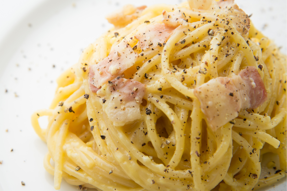 Spaghetti carbonara, išmokus alkani nebebūsit