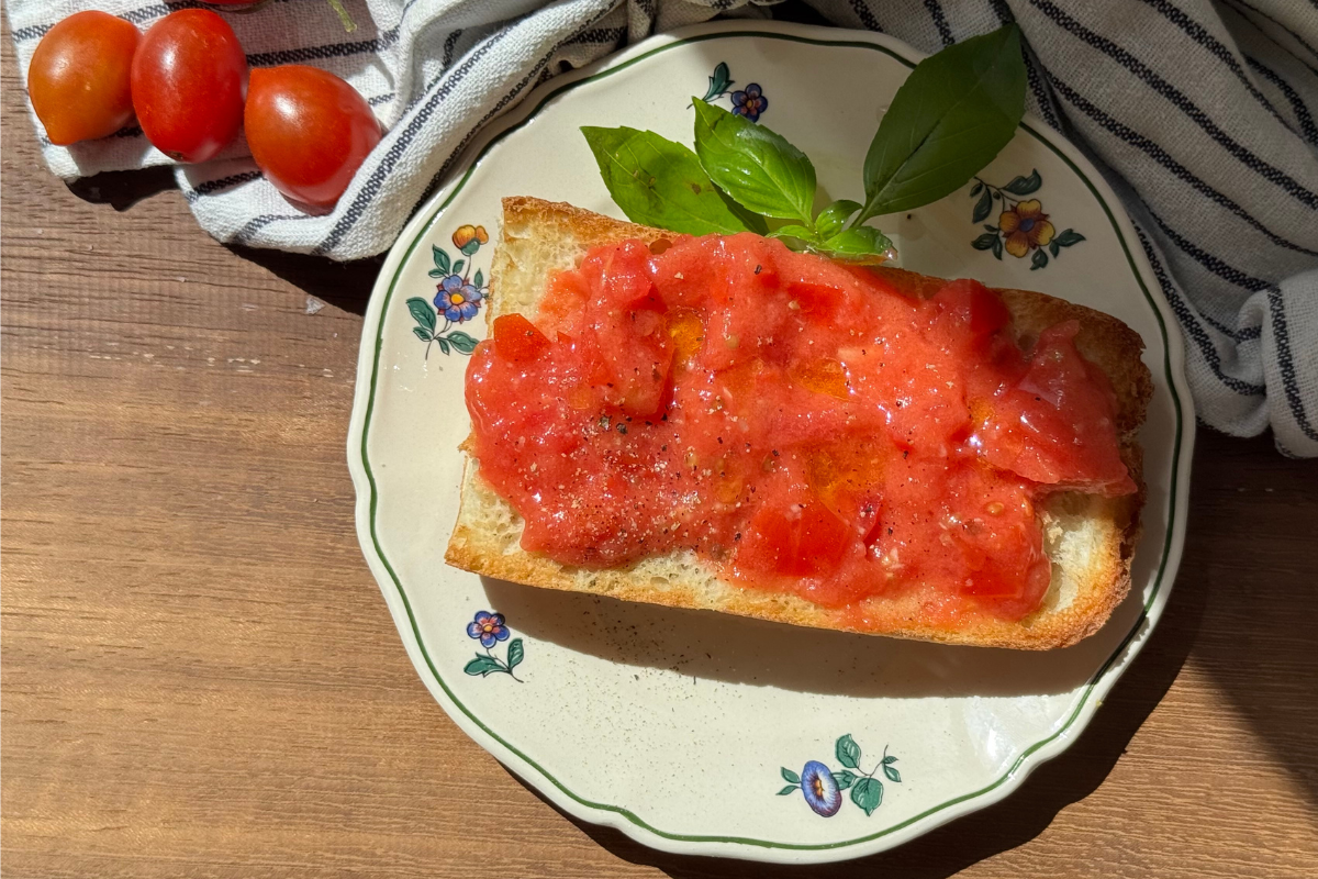 Pan con tomate – skrebutis su pomidoru